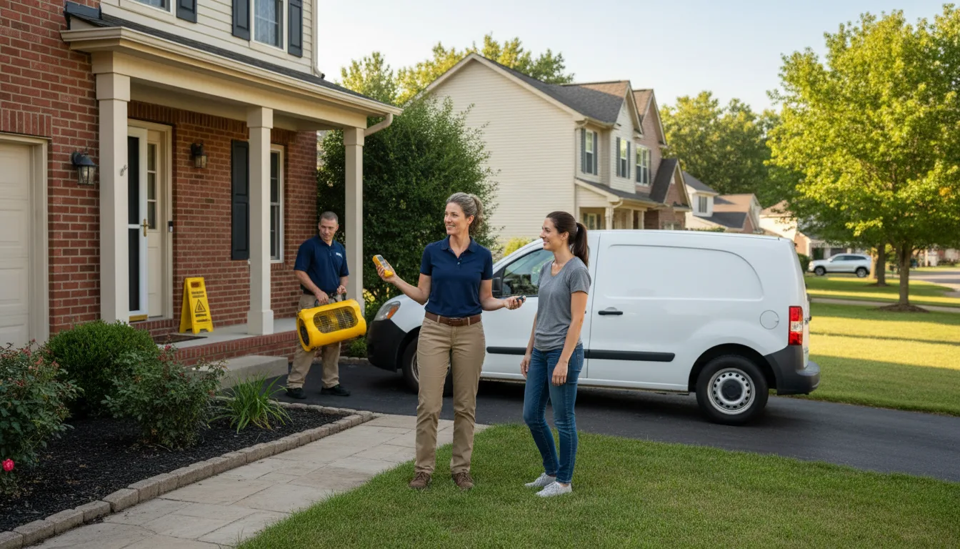 Water restoration image for Structural Drying Services in Eldridge, MO